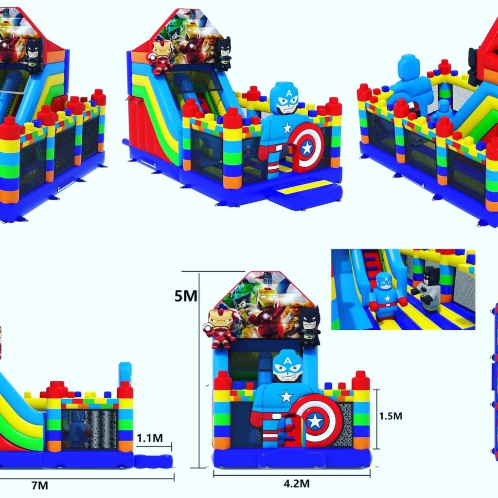 pripuciamas batutas Lego-Kapitonas. Išmatavimai