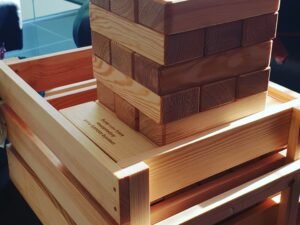 jenga XXL žaidimas nuomai